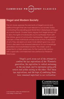 Hegel and Modern Society