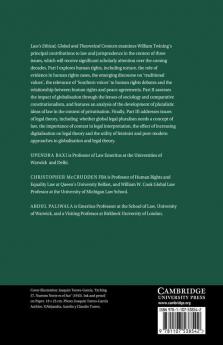 Law's Ethical Global and Theoretical Contexts