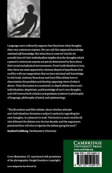 Debating Self-Knowledge
