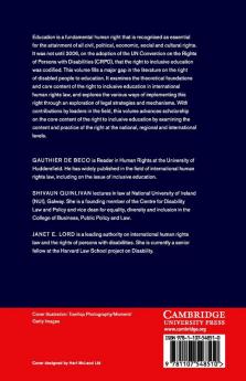 The Right to Inclusive Education in International Human Rights Law
