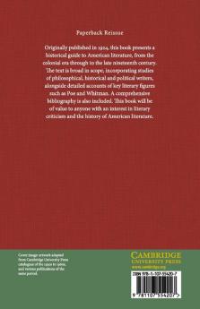 A Short History of American Literature