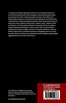 Christopher Marlowe in Context