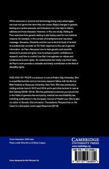 Genetics Disability and the Law