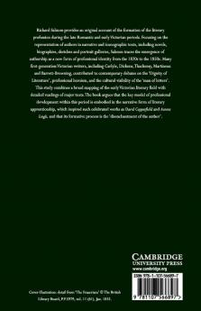 The Formation of the Victorian Literary Profession