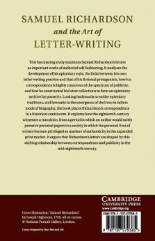 Samuel Richardson and the Art of             Letter-Writing