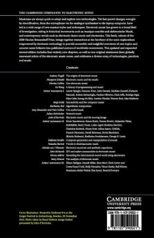 The Cambridge Companion to Electronic Music
