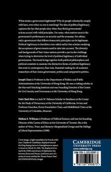 East Asian Perspectives on Political Legitimacy