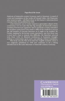 Selections from Conrad Celtis