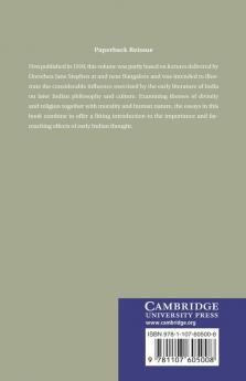Studies in Early Indian Thought