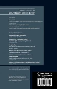 Richard Bancroft and Elizabethan Anti-Puritanism