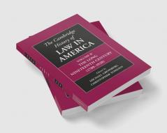 The Cambridge History of Law in America