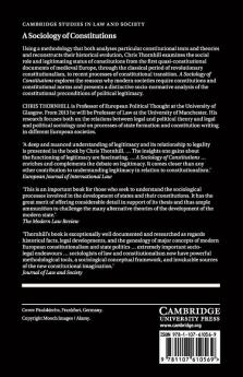 A Sociology of Constitutions
