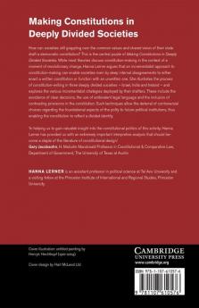 Making Constitutions in Deeply Divided Societies