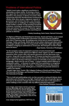 Regimes of Ethnicity and Nationhood in Germany Russia and Turkey