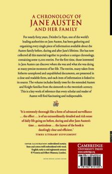 A Chronology of Jane Austen and her Family