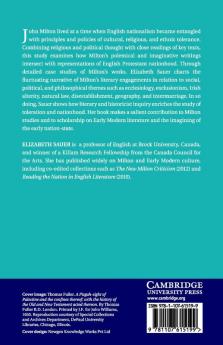 Milton Toleration and Nationhood