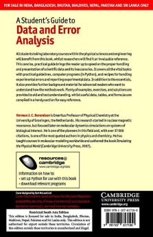 A Student's Guide to Data and Error Analysis