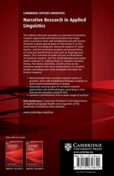 Narrative Research in Applied Linguistics