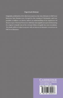 Dreams in Old Norse Literature and Their Affinities in Folklore