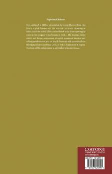 Chronological Tables of Greek History