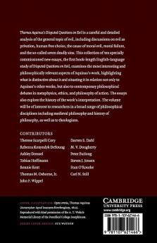 Aquinas's Disputed Questions on Evil