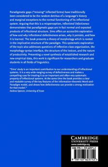Inflectional Defectiveness