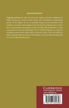 West African Agriculture