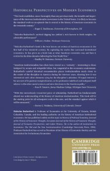 The Institutionalist Movement in American Economics 1918-1947