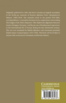 The Saburov Memoirs