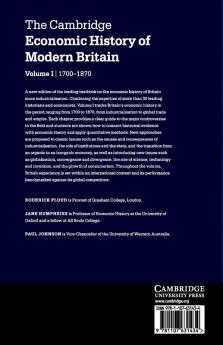 The Cambridge Economic History of Modern Britain