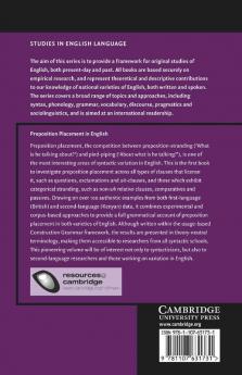 Preposition Placement in English