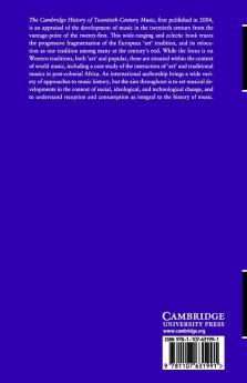 The Cambridge History of Twentieth-Century             Music