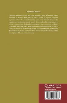 Investment in Australian Economic Development 1861 1900