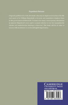 The Place in Legal History of Sir William Shareshull