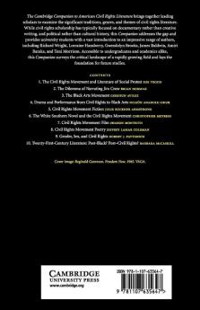 The Cambridge Companion to American Civil Rights Literature