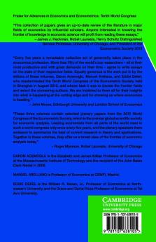 Advances in Economics and Econometrics