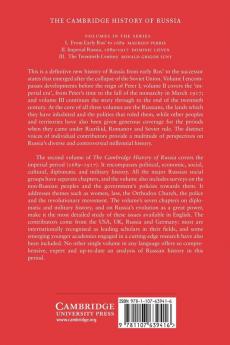 The Cambridge History of Russia