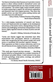 Justice and Self-Interest