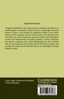 Guide to the University Botanic Garden Cambridge