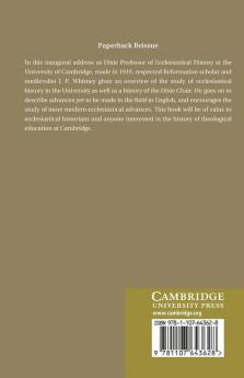 The Study of Ecclesiastical History To-Day