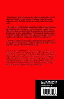 Introduction to the Theory of Thermal Neutron Scattering