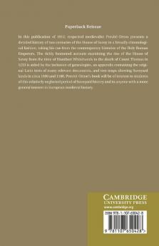 The Early History of the House of Savoy