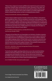 Léon Walras:  Elements of Theoretical Economics