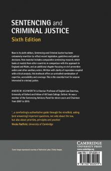 Sentencing and Criminal Justice