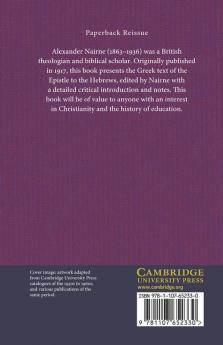 The Epistle to the Hebrews