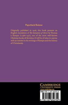 The Imitation of Christ; Or the Ecclesiastical Music