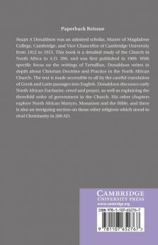 Church Life and Thought in North Africa Ad 200