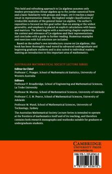 Representations of Lie Algebras