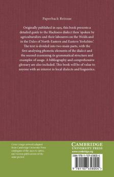 The Dialect of Hackness (North-East Yorkshire)