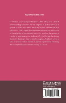 The Theory of Experimental Electricity